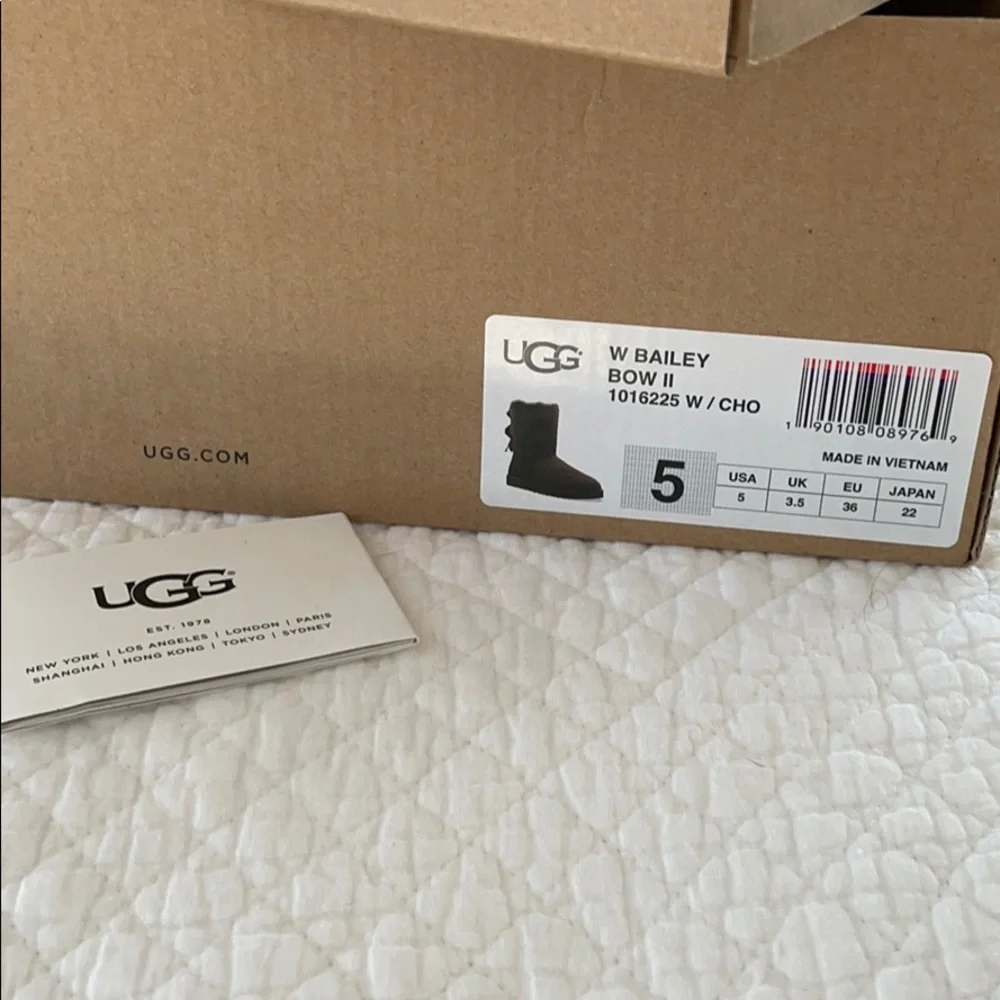 Ugg Bailey Bow ll‎ chocolate